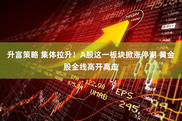 升富策略 集体拉升！A股这一板块掀涨停潮 黄金股全线高开高走