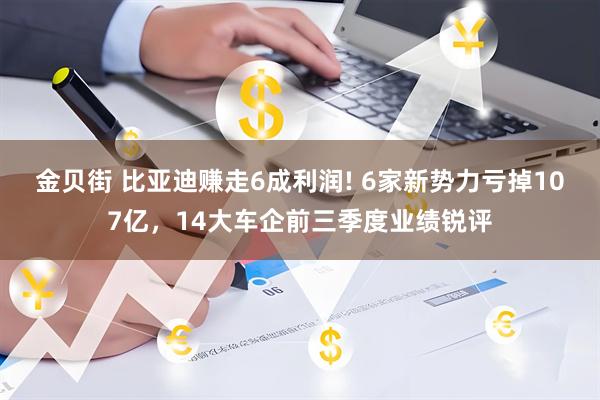 金贝街 比亚迪赚走6成利润! 6家新势力亏掉107亿，14大车企前三季度业绩锐评